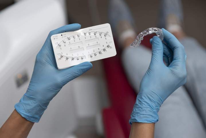 close up dentist instruments